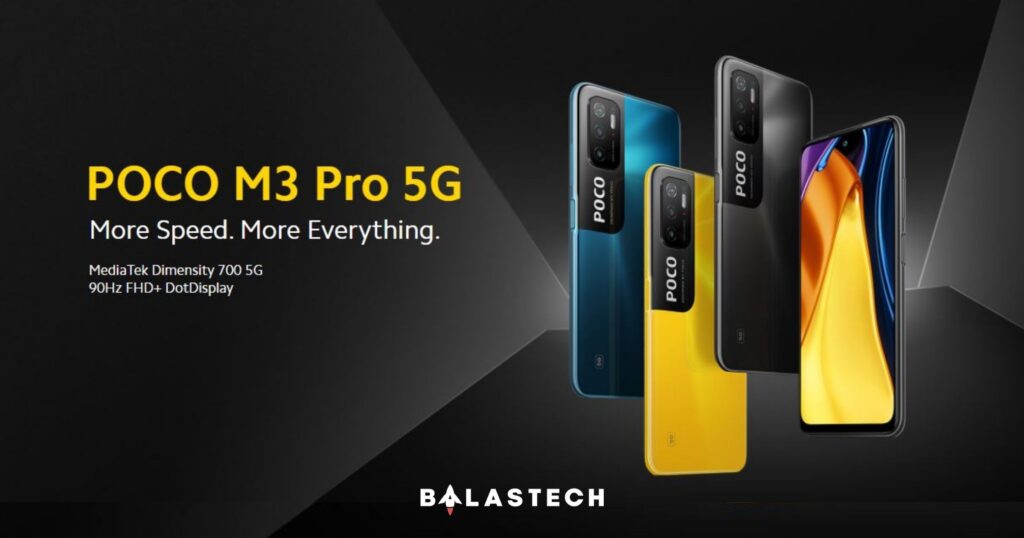 The most affordable 5G smartphone POCO M3 Pro 5G is now available! POCO M3 pro 5G