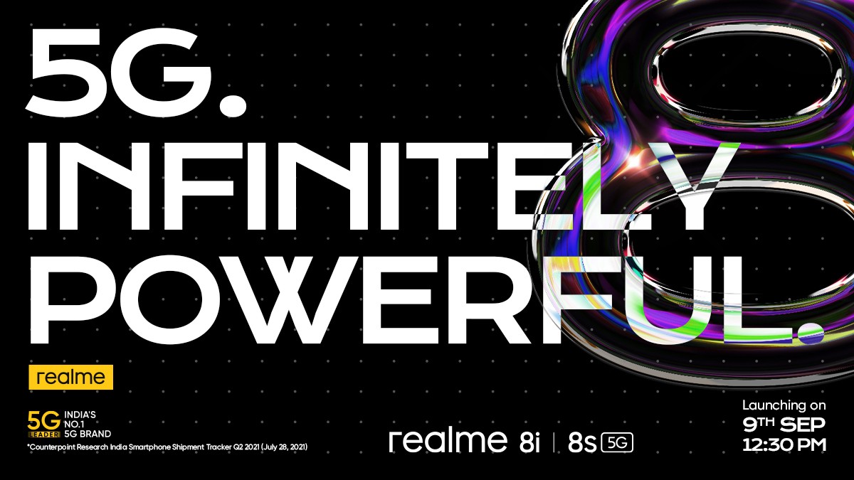 realme 8i and 8s 5G launch