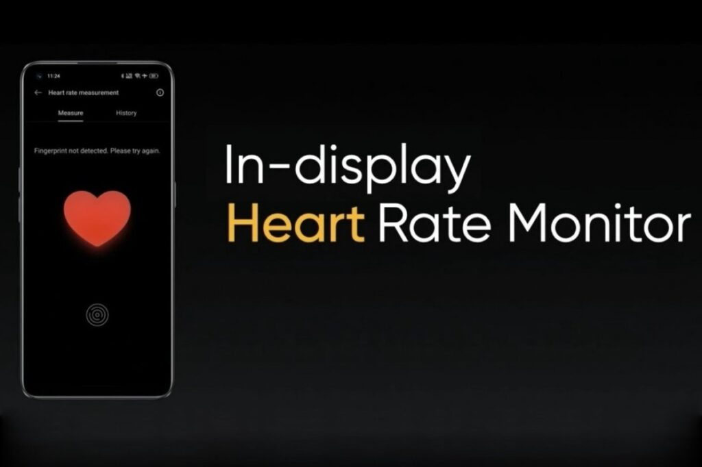 realme 9 in display heart monitoring