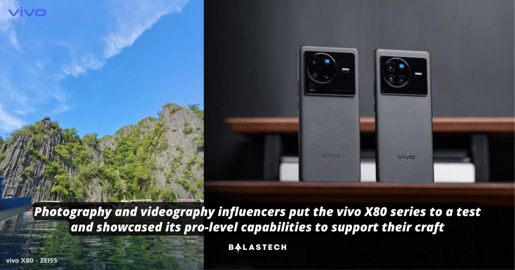 Photography and videography influencers put the vivo X80 series to a test and showcased its pro-level capabilities to support their craft