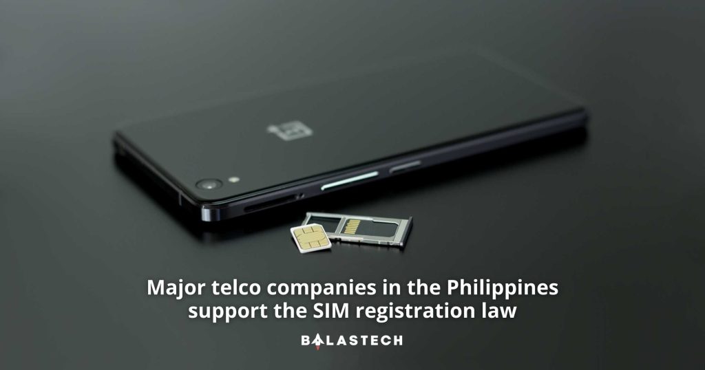 Major telco companies in the Philippines support the SIM registration bill (1)
