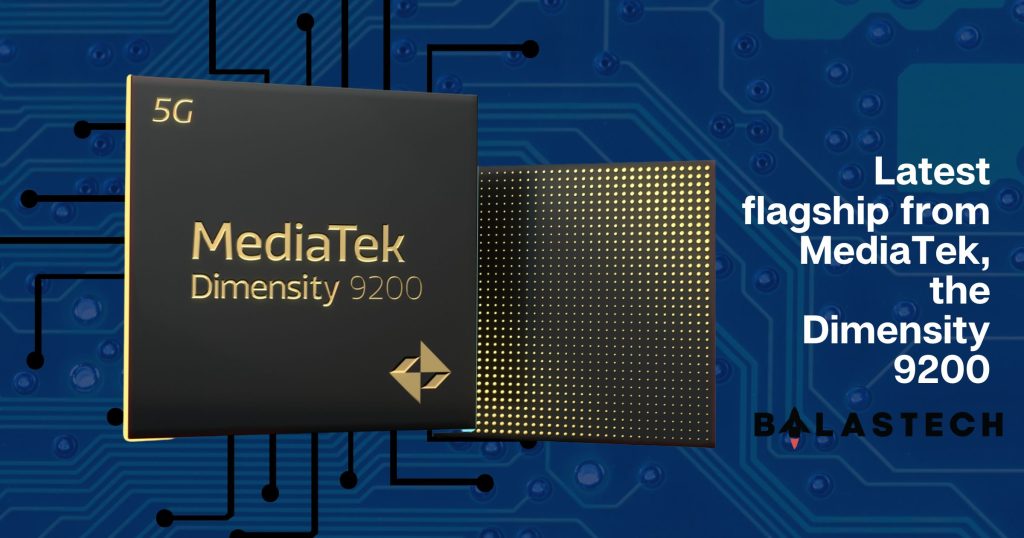 Latest flagship from MediaTek, the Dimensity 9200