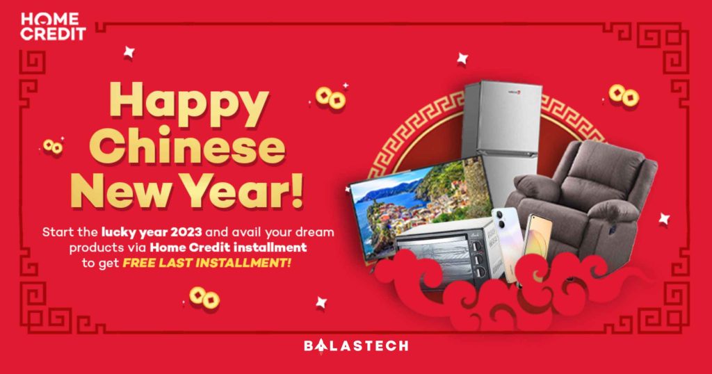 Upgrade your lifestyle this Chinese New Year through Home Credit