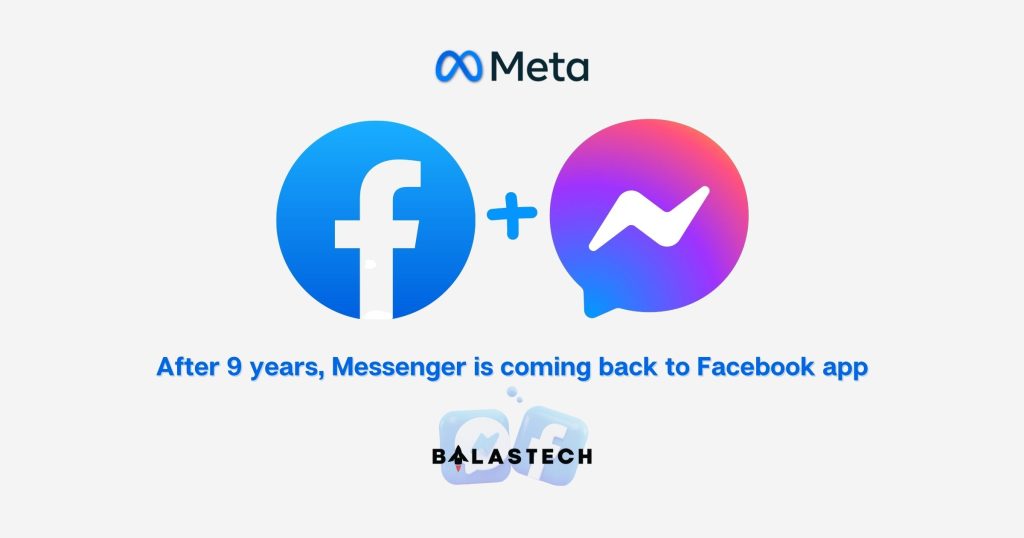 After 9 years Messenger is coming home to Facebook app