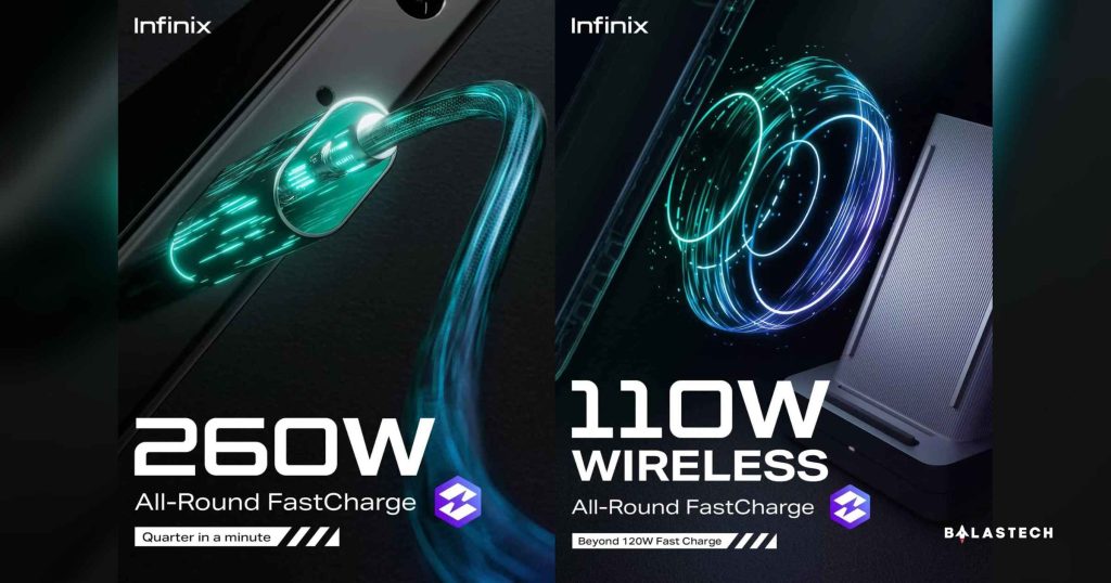 Infinix unveils its 260W wired charging & 110W wireless charging technology