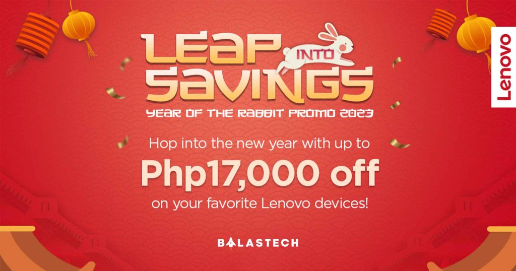 Lenovo Leap Into Savings Year of the Rabbit Promo 2023
