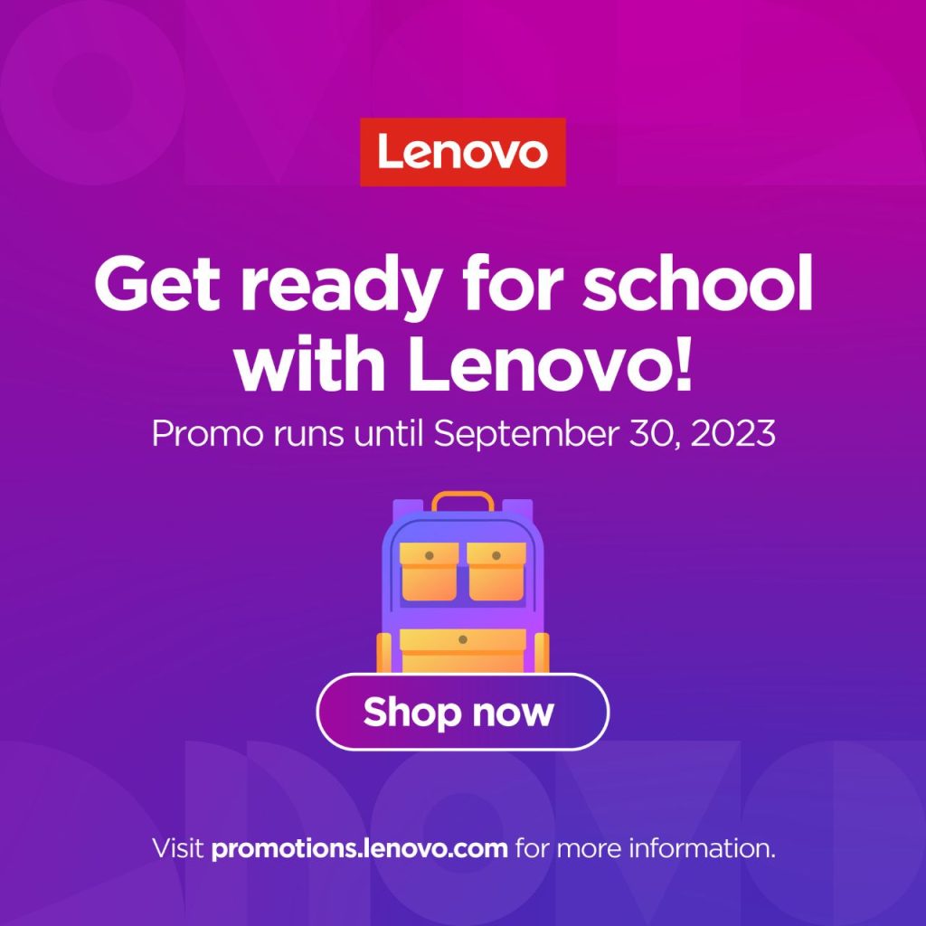 Shop smart and study smart with Lenovo’s back-to-school deals!