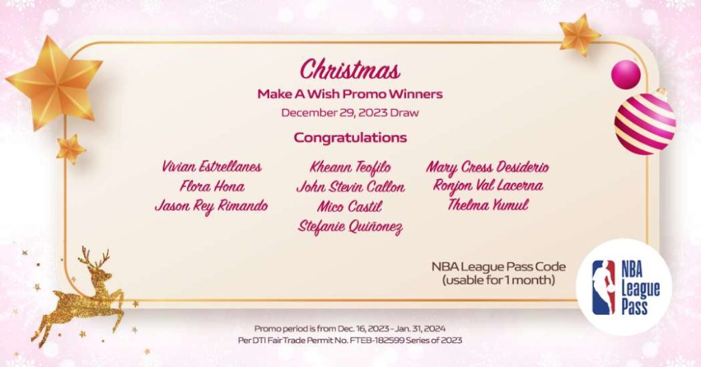 Magical holiday moments with vivo’s second draw of Christmas Make A Wish winners