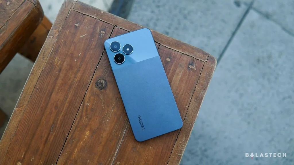 realme Note 50 Back design