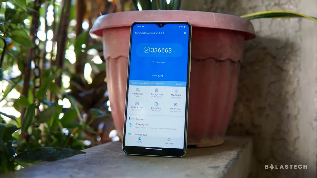 vivo Y27s AnTuTu Benchmark