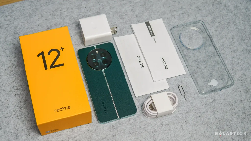 realme 12+ 5G Box and Accessories