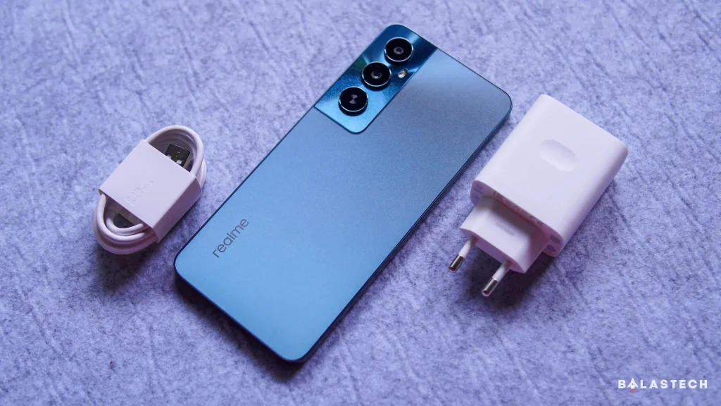 realme C65 and 45W SUPERVOOC charger