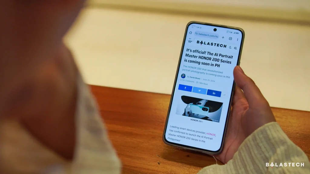 HONOR 200 Browsing