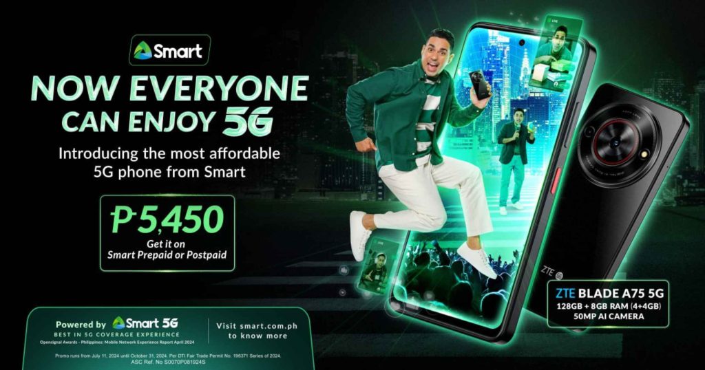 Smart unveils most affordable 5G device for only Php 5,450