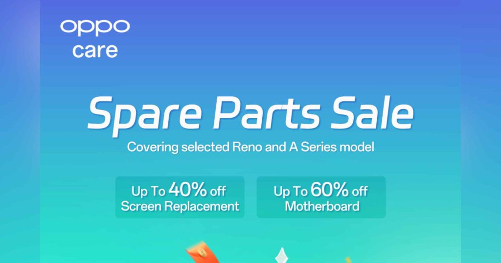 OPPO offers massive discounts in nationwide Spare Parts Sale