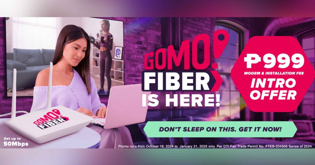 GOMO Fiber is Here: Unlimited Prepaid Fiber for All! GOMO Fiber is Here: Unlimited Prepaid Fiber for All!