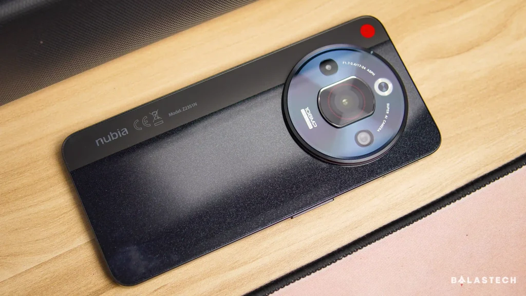 nubia Focus Pro 5G Back Design
