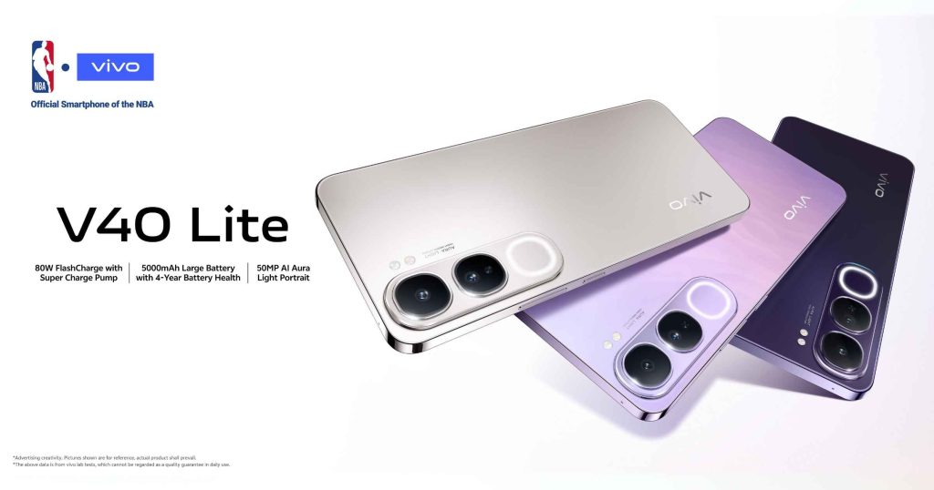 vivo launches V40 Lite with 5000mAh battery covered by 50-month warranty, starts at Php 13,999
