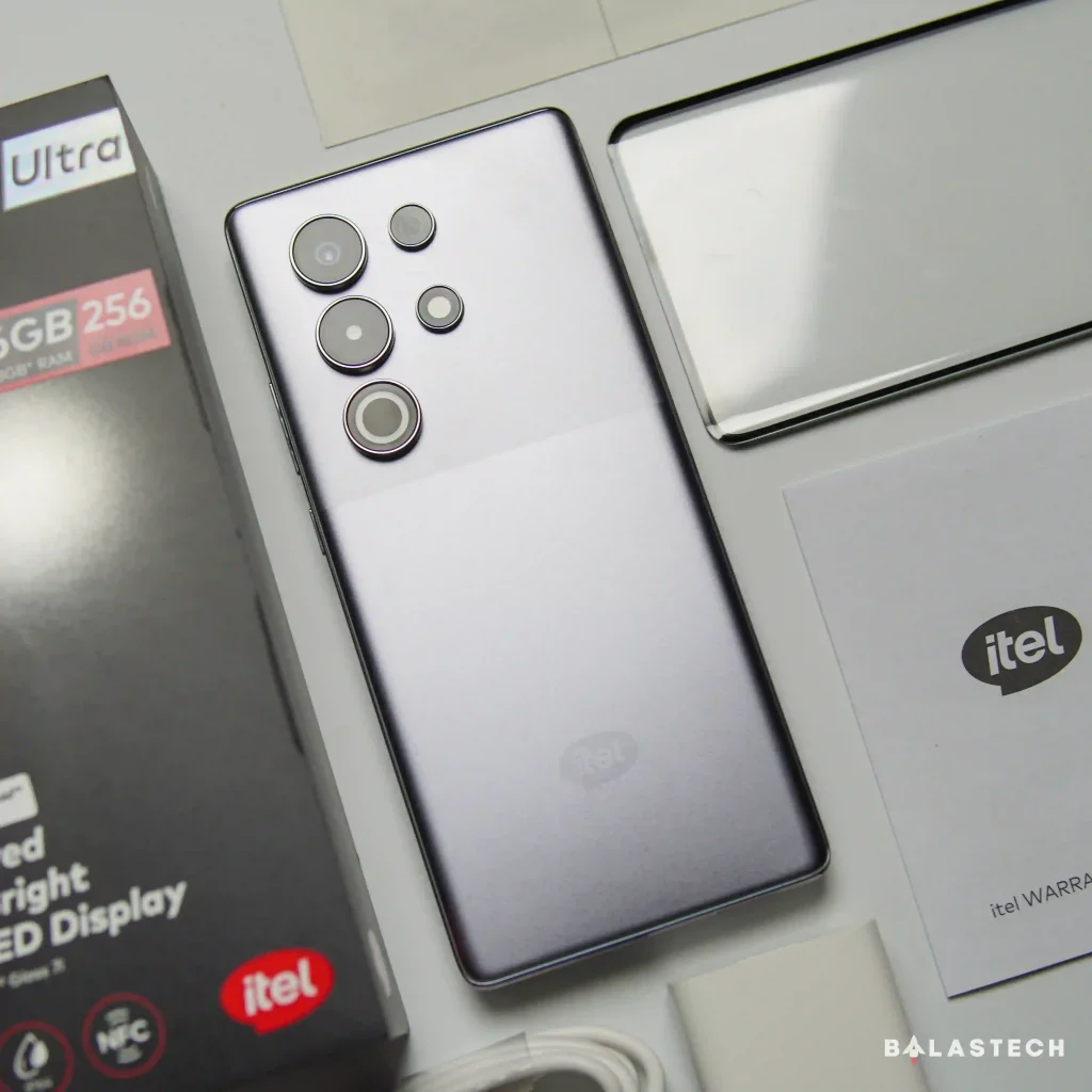 itel S25 Ultra Box and Accessories