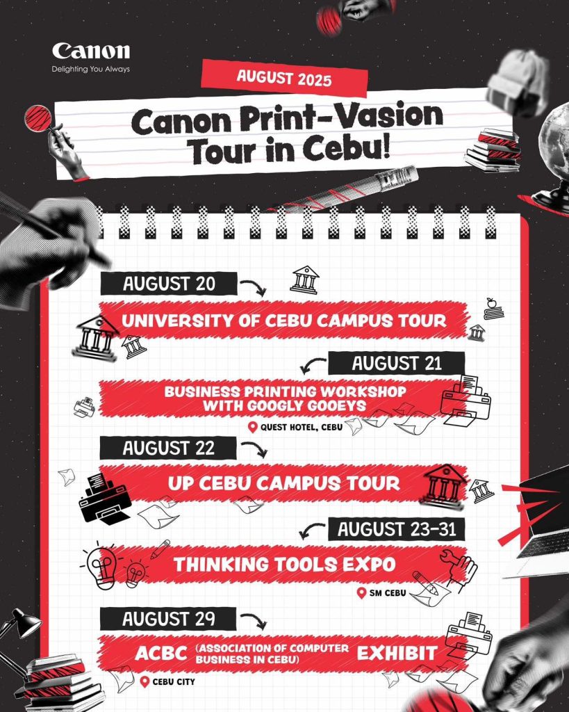 Canon printvasion Tour in Cebu!