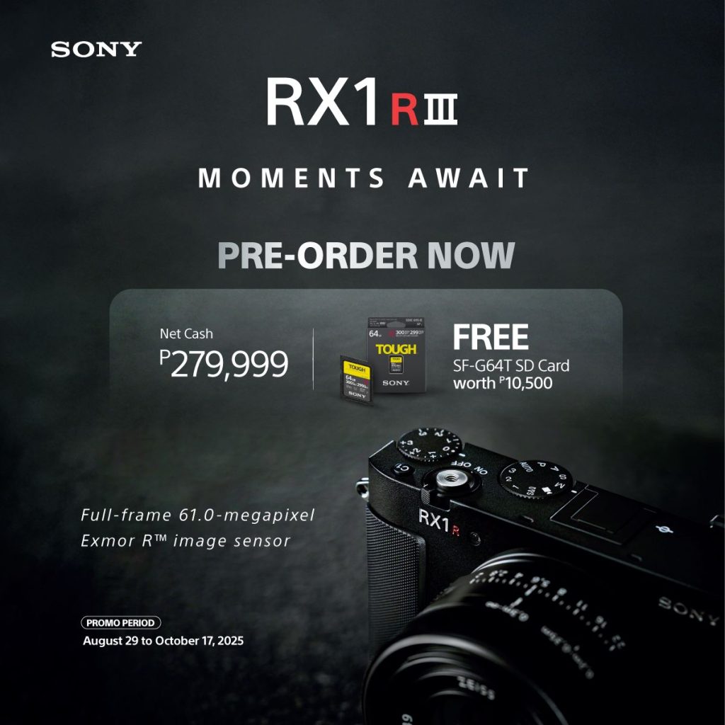 Sony RX1R III is Now Available for Pre-order