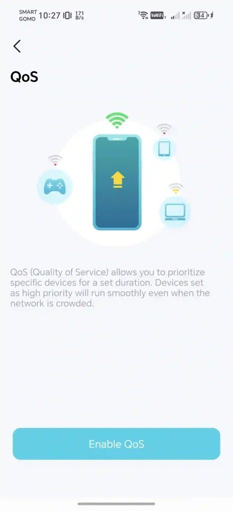 TP-Link Archer BE220 Quality of Service