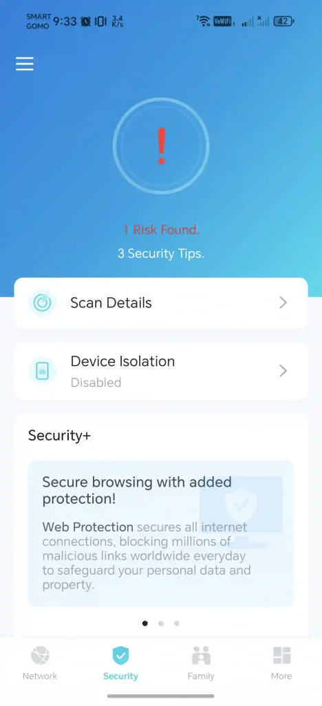 TP-Link Archer BE220 Security