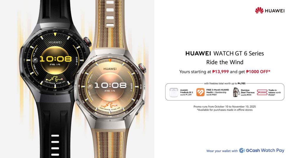 HUAWEI WATCH GT 6 Series Now Available in the Philippines