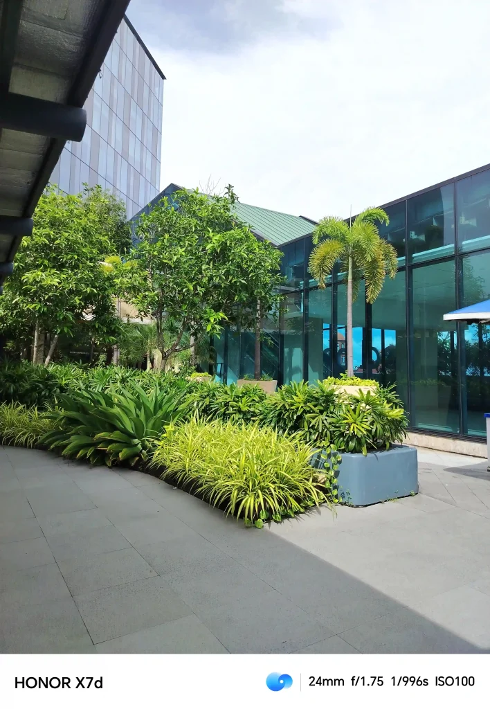 HONOR X7d Rear camera normal mode 1x zoom 1