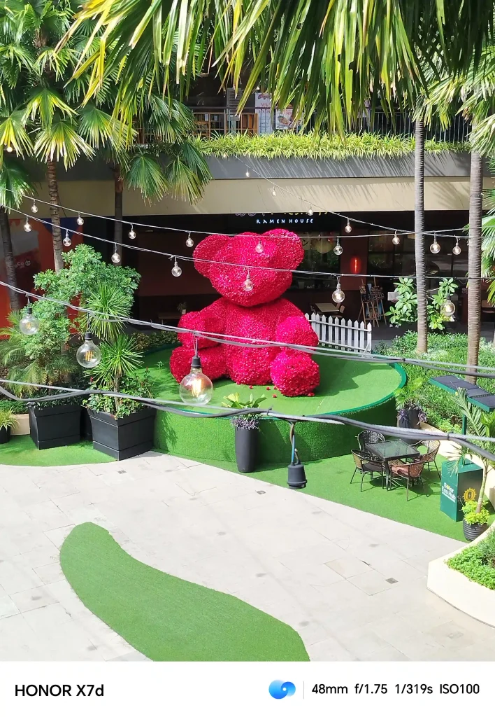 HONOR X7d Rear camera normal mode 2x zoom2