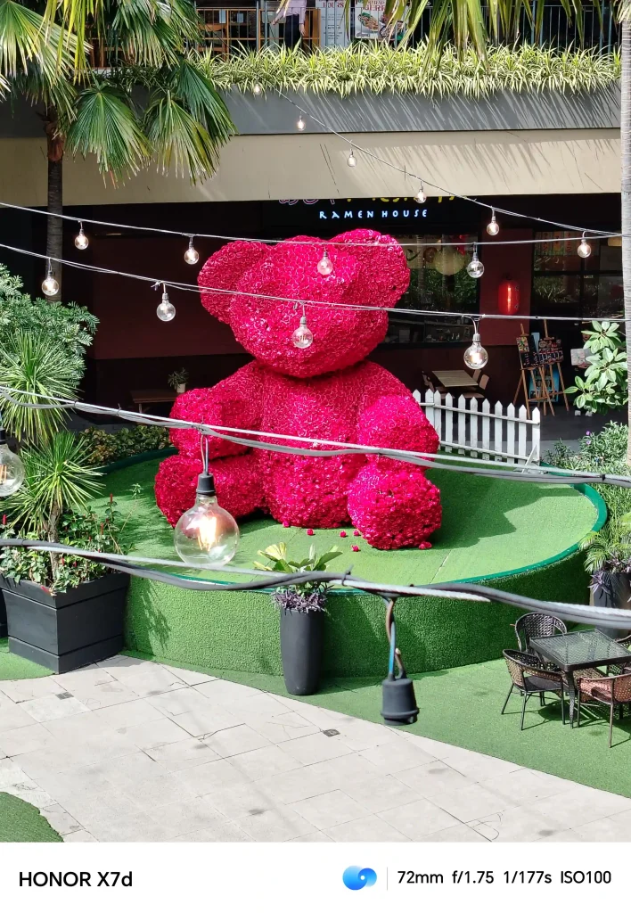 HONOR X7d Rear camera normal mode 3x zoom1