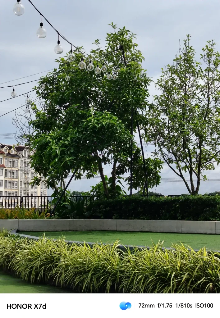 HONOR X7d Rear camera normal mode