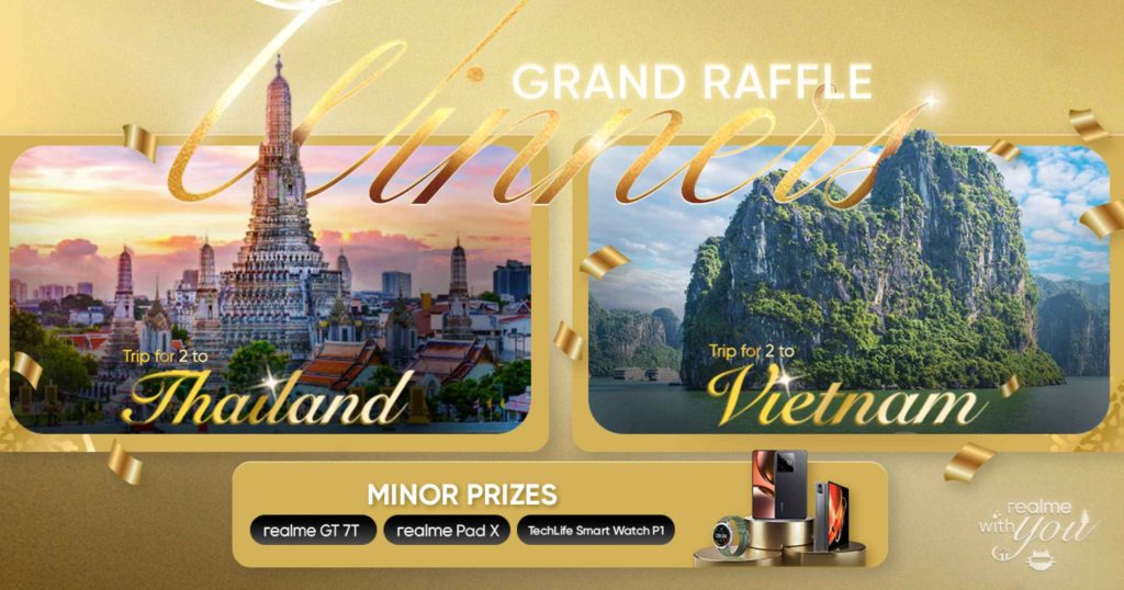realme Ends Holiday Campaign With Grand Raffle Trips to Thailand and Vietnam realme Ends Holiday Campaign With Grand Raffle Trips to Thailand and Vietnam