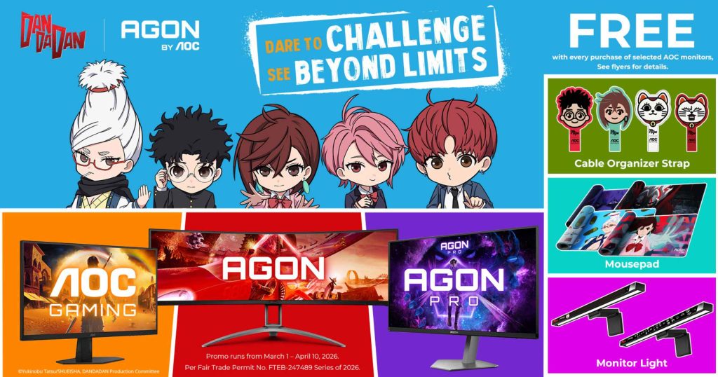 AGON by AOC Announces First-Ever Collaboration with Global Hit Anime DAN DA DAN AGON by AOC Announces First-Ever Collaboration with Global Hit Anime DAN DA DAN