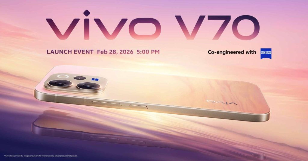 vivo V70 to launch in the Philippines on February 28
