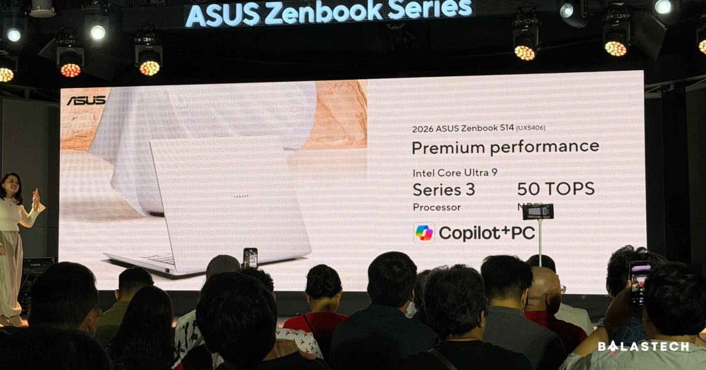 ASUS Zenbook S14 (UX5406) Debuts in PH with Ultra-Thin Design and AI Power