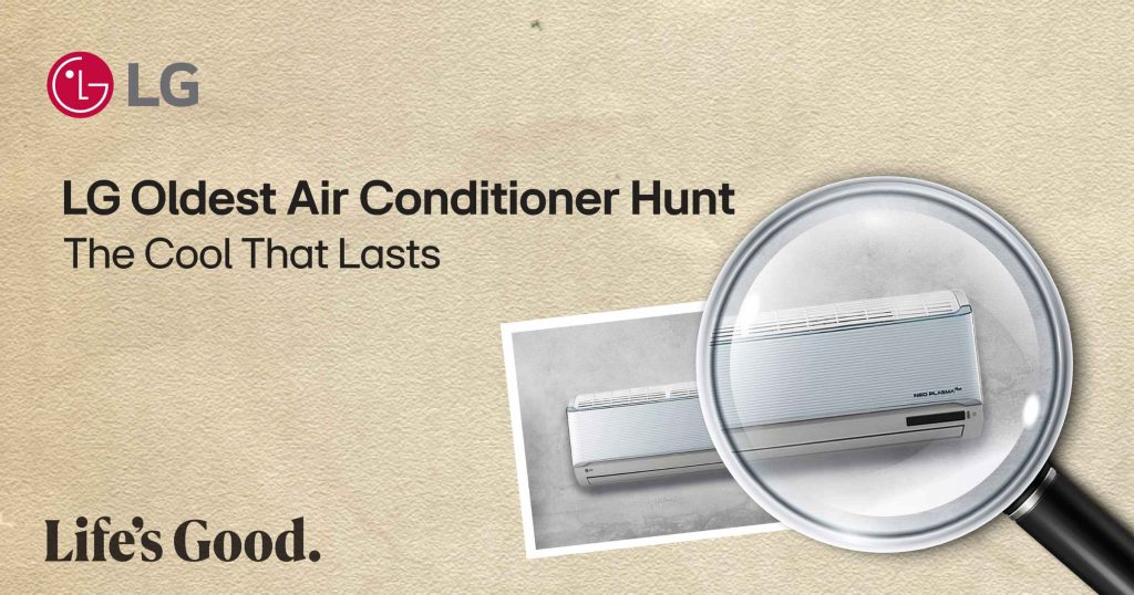 LG Philippines Launches “Oldest Air Conditioner Hunt” Promo