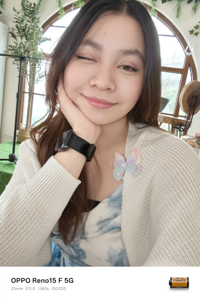 OPPO Reno15 F 5G AI Portrait Glow - after