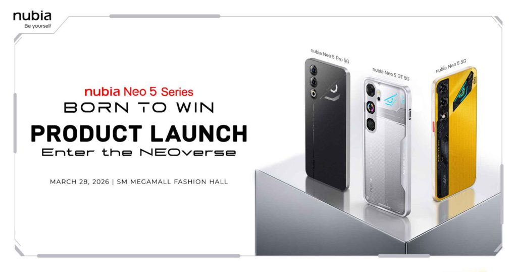 nubia to Launch Neo 5 Series in PH on March 28 with “Born To Win” Gaming Event