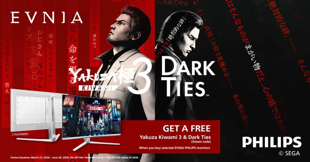 Philips Evnia x SEGA: Elevating Immersion for YAKUZA KIWAMI 3 & DARK TIES | Unveiling the 27M2N6501L QD-OLED Monitor – Where Speed Meets Spectacle