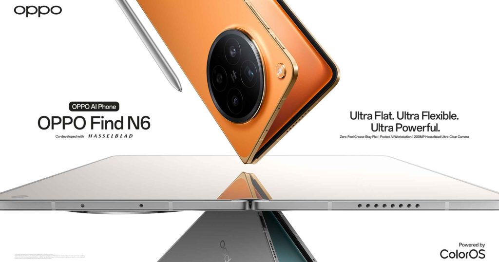 OPPO Find N6 Now Available Via Globe Postpaid