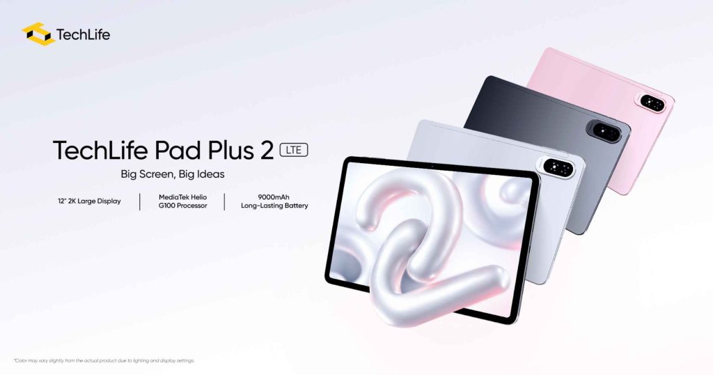 TechLife Pad Plus 2 Now Official in PH with 2K Display, Helio G100, and 9000mAh Battery