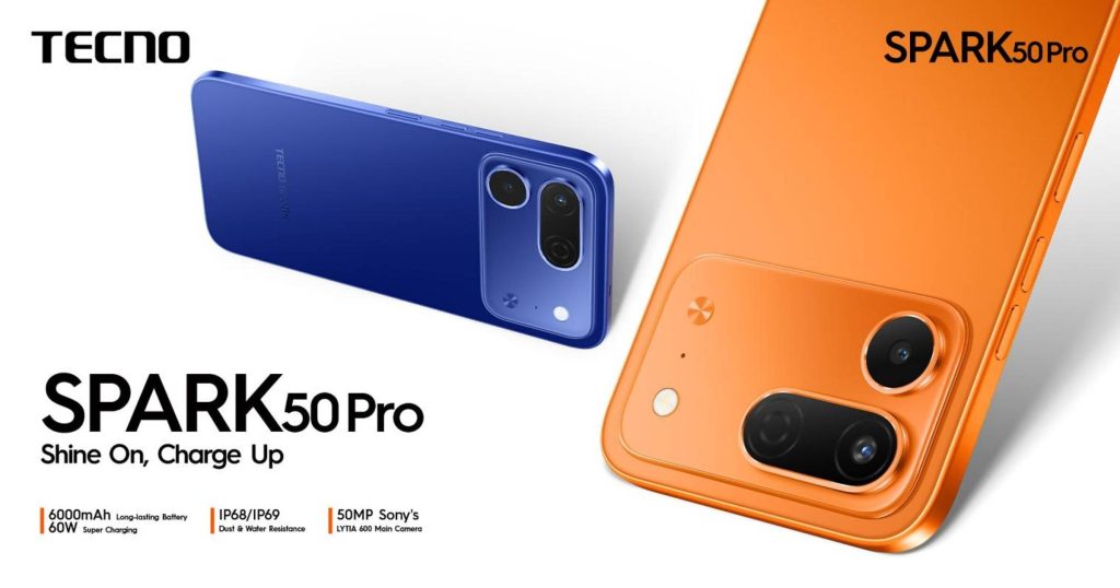 TECNO SPARK 50 Pro Debuts With Durable Design and Sony Camera tecnospark50pro