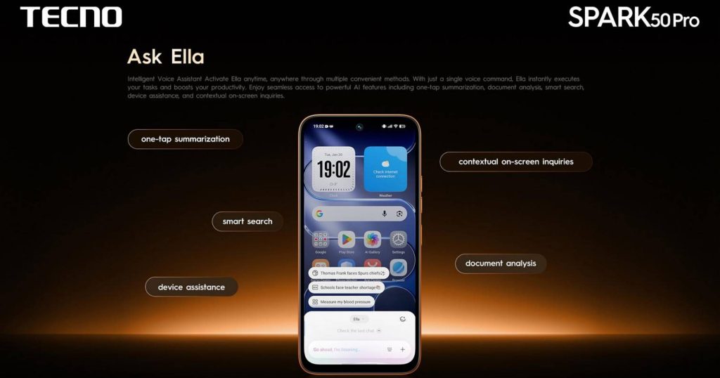TECNO SPARK 50 Pro Debuts With Durable Design and Sony Camera 3 - balastech TECNO SPARK 50 PRO Display