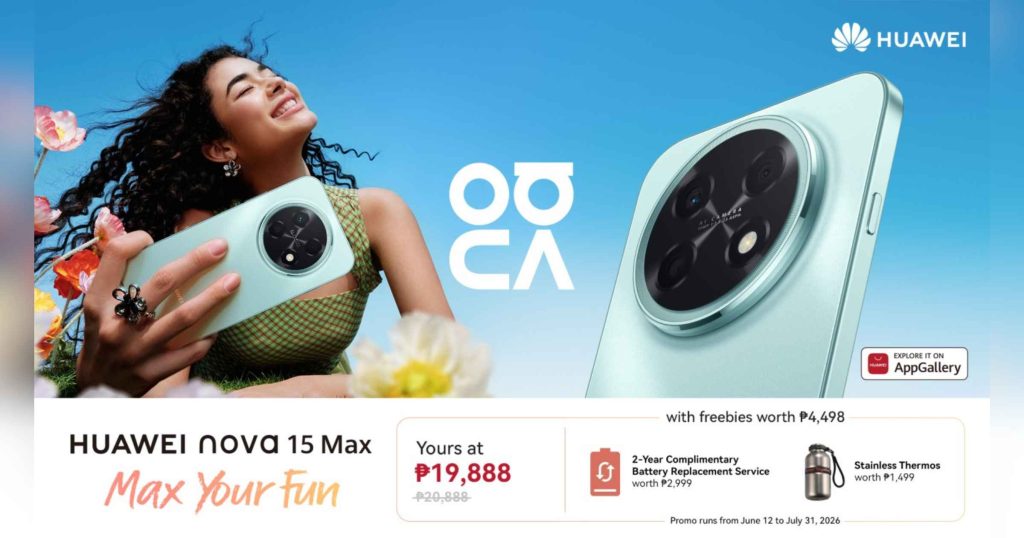 HUAWEI nova 15 Max launched in the Philippines with massive 8,500mAh battery