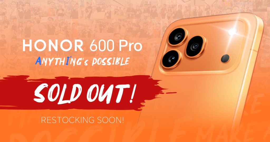 HONOR 600 Pro Sold Out Just Days After Launch in the Philippines