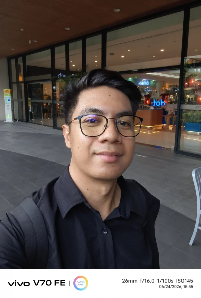 vivo V70 FE Review Front Camera Normal mode1