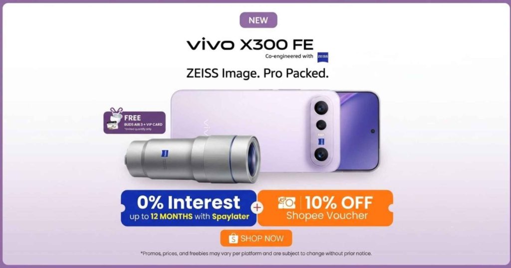 vivo X300 FE Shopee exclusive deal ends June 14
