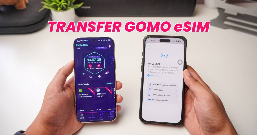 How To Transfer GOMO eSIM