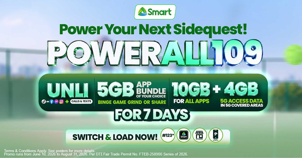 Smart Prepaid Launches New Power All Promos With App Bundles and More Data Smart Power All